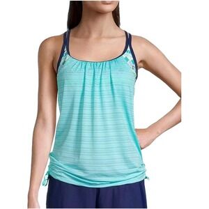 ZeroXposur Twofer Racerback Tankini Tops for Women  Size S Tankini Swimsuit Only